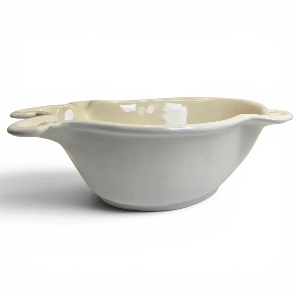 Johanna Parker Large Ghost Nesting Bowl Halloween Transpac Ceramic Serving Bowl